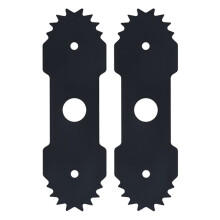8-5/8inch Alloy Steel Electric Edger Trimmer Fit for RY13050 RY15518 RY40030,1inch Center Hole Blade Toothed Edger