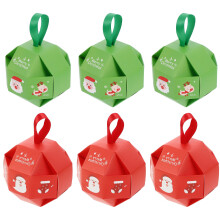 20Stk Weihnachts-Papierboxen Mit Dekorativem Für Partybedarf