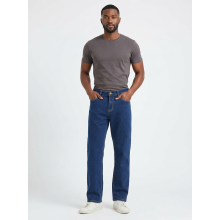Vaqueros rectos para hombre elásticos cómodos y holgados casual azules W36 L32 — pantalones denim hombre