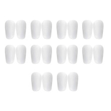 10Pcs White Shin Guards Shin Pads, Wear-Resistant Shock-Absorbing Football Shin Pads, Football Training Shin Pads