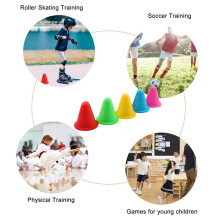 Weichplastik-Agility-Feldmarker für Fußball, Fußball - Indoor-/Outdoor-Skating - Trainingskegel für Übungen und Spiele