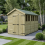7 x 12 Apex Shed Tanalised (Double Door, With Windows) 1