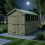 7 x 12 Apex Shed Tanalised (Double Door, With Windows) 3