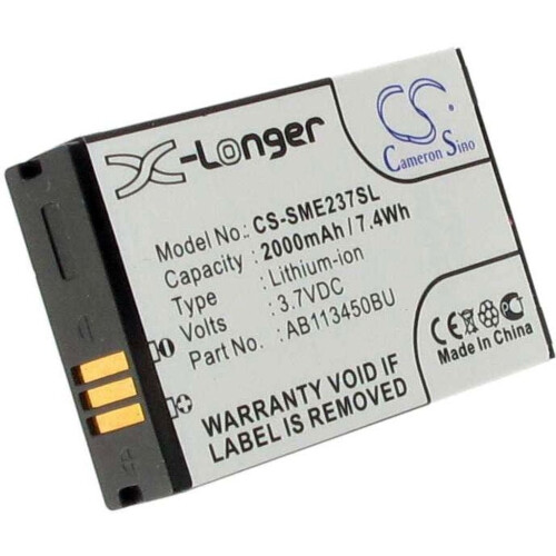Batterie pour Samsung GT-E2370 mfl batterie de remplacement