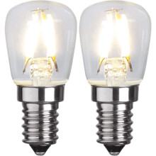 LED-lamp E14 ST26 2-pack helder 1,3W 2700K 110 lumen
