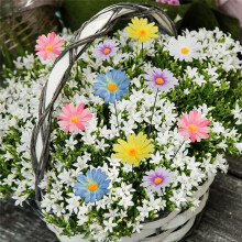 Colorful Daisy Sticks Metal Daisy Garden Stakes for Garden Yard Lawn Decoration (Daisy)