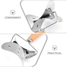 Stainless Steel Dumpling Wrappers Skin Dough Cutter Circle Roller Ravioli Dumpling Maker Cutter Pastry Cutting Tool