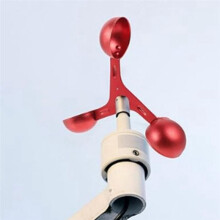 Anemometer Vindhastighetseffekt Vindmätare Vindmätare i Aluminiumlegering med Vindhastighetsmätare med Tre Koppar