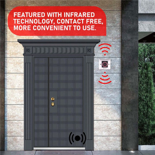 Infrared Sensor  No Contact Contactless Switches Door Release Exit Button with LED Indication 2