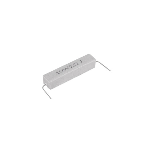10 Pcs Wire Wound Ceramic Cement Resistor 2 Ohm 10W Watt 1