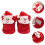 1Paar Krabbelschuhe Babyschuhe Mit Santa 7