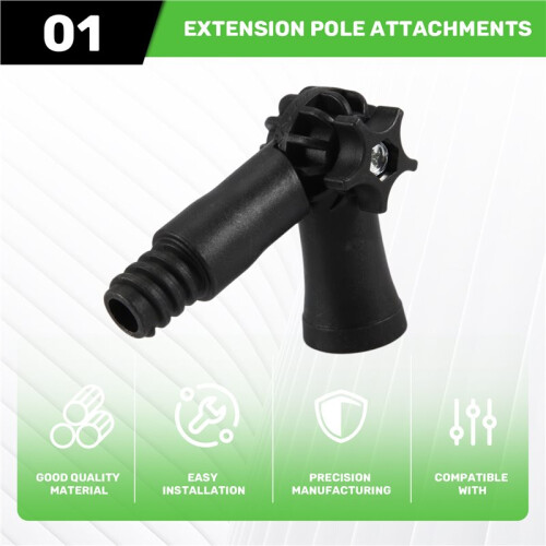 Rotatable Angle Adaptor for Threaded Extension Pole Attachments for Threaded Extension Pole Adapter 1
