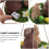 Häschen Ornament Flocking Bunny Adornment Geschenk 6