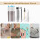 43PCS Pottery Tools Pottery Tools for Sculpting Polymer Clay Tools Kit for DIY Handcraft Modeling Clay Carving Tools Set 5
