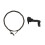 8E1823533B 8E1823531D Bonnet Cable Flap Lock Pull Release Handle Hood Handle for  A4 B6 B7 6