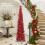 Artificial Christmas Tree, Expandable LED, Red, 150 cm — led christmas tree, artificial tree 150cm, pop up tree 2