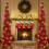 Artificial Christmas Tree, Expandable LED, Red, 150 cm — led christmas tree, artificial tree 150cm, pop up tree 3