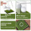 Display Box Acrylic  Stand Transparent Display Box Square Display Box with Green Base 6