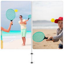 2Stk Kinder Freizeitspielzeug Tennis Set Für Draußen Und Strand