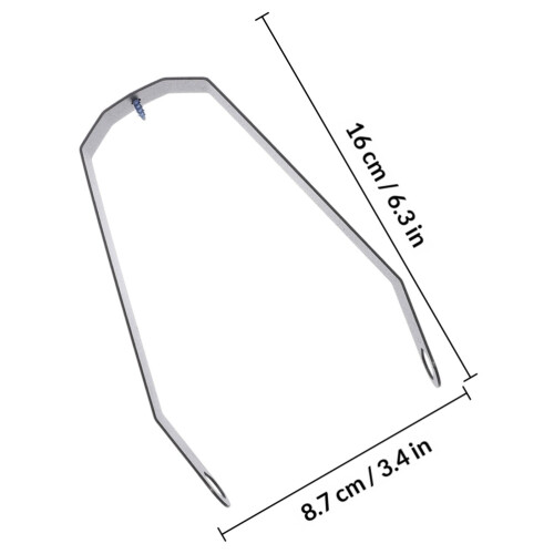 2Stk Leichter E-Scooter Hinterrad Schutzblech Halter 1