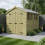 8 x 11 Apex Shed Tanalised (Double Door, With Windows) 1