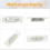 LED License Number Plate Light Lamp For TRANSPORTER T5 CADDY   for 8