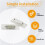 LED License Number Plate Light Lamp For TRANSPORTER T5 CADDY   for 4