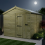 8 x 11 Apex Shed Tanalised (Single Door, No Windows) 3