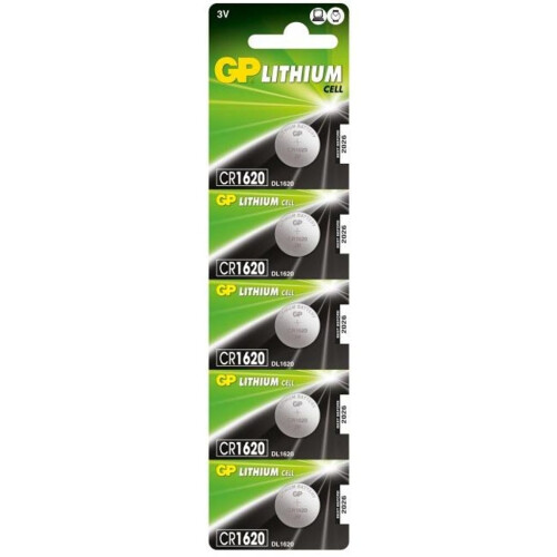 CR1620 paquet de 5 GP