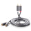Câble Ugreen 2x RCA/Cinch stéréo/audio/vidéo, 5m - Gris 1