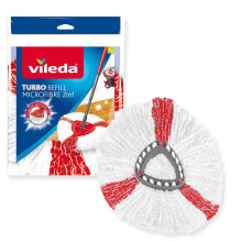 Vileda Turbo 2in1 Microfibre Mop Refill Head