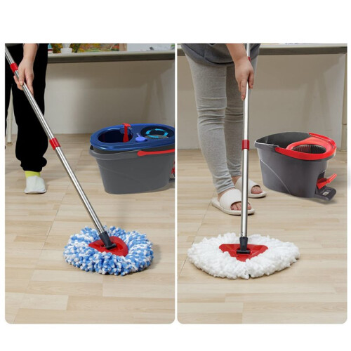 3X Spin Mop Replacement Handle, 30-58 Inch Adjustable Stainless Steel Stick Compatible with ,A 2