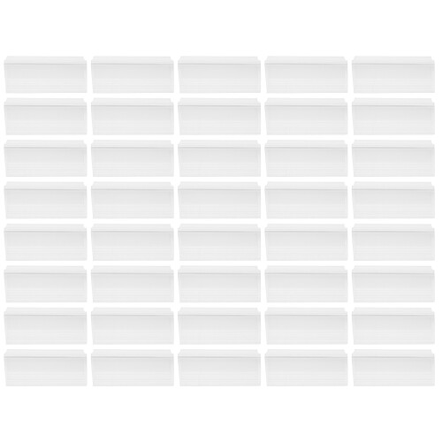 40Stk Preisetikettenhalter Transparent Supermarkt Regal