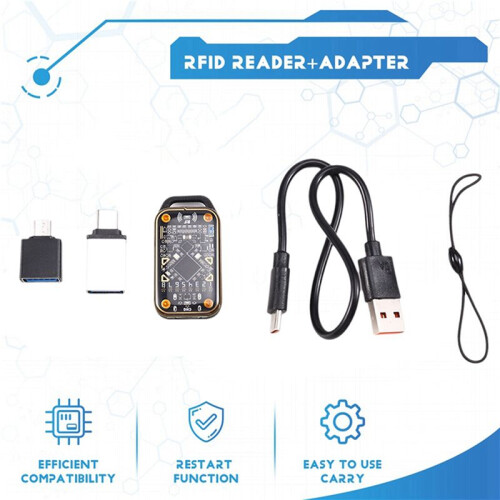 2X Chameleon Ultra Upgrade  Card Emulator+CUID Keychain RFID Chip Reader 125K 13.56M Card Decode NFC Duplicator