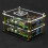 Suitable for Raspberry Pi 5 Multi-Layer Acrylic Shell Transparent Material Protective Shell with Cooling Fan 2