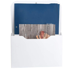 6X Magnetic File Holder - Magnetic Paper Holder, Pocket Organizer Office Supplies Storage Mail Organizer for Notebooks