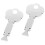 3pcs 25460 Fire Alarm Master Box Keys for Gamewell and Elevator,Firefighter'S Tools,Christmas Tree Key for Fire Fighting 4