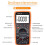VICTOR 86D 5999 Counts High Accuracy Auto Range True RMS Pocket Digital Multimeter with USB Interface 4