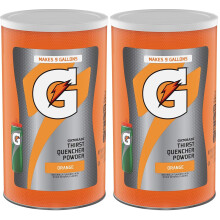 Gatorade Thirst Quencher Powder, Orange, 76.5 oz (Pack of 2)