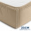 (Beige, King (152 x 200 cm)) Extra Deep 25cm Fitted Sheet Bed Sheets Single Double King Super King Size 3