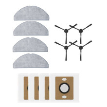 12 Pcs for A30 Pro Vacuum Sweeper Accessories Side Brush Mop Pad Dust Bag