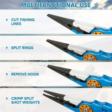Fishing Pliers Braid Cutters Fishing Fishing Tools with Lanyard Gear Gifts for Fish Cutting Fishing Accessories