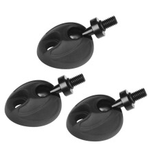 3PCS Universal Tripod Feet Pad Non Slip Rubber Feet with 3/8" Screw Hole, Tripod Monopod Leg Pad Replacement Part