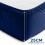 (Navy Blue, King (152 x 200 cm)) Extra Deep 25cm Fitted Sheet Bed Sheets Single Double King Super King Size 2