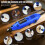 Rotary Tool Kit, 250W Powerful Rotary Multi Tool with 6 Variable Speed, Mini Grinder Set with 252pcs Accessories for Craft Projects and DIY, Engraving 6