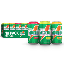 Gatorade Thirst Quencher, 3-Flavor Variety, 12 Fl Oz Cans (Pack of 18)