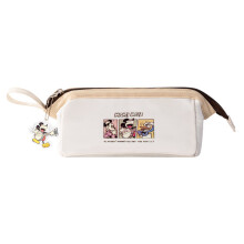 (White) Mickey Mouse And Donald Duck Gift Pen Bag Spacious Design For Children Cartoon