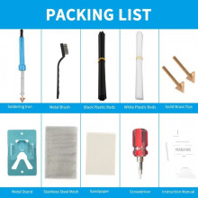 Plastic Kit 80W Car Welding Repair Kit for Bumper Kayak Repair Solder Rework Station Heat Repair Tool US Plug