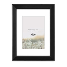 Bilderrahmen - Rise - Massivholz - 10 x 15 cm - Schwarz - Zeitlos klassisch