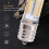 E17 Socket 5W 64 LED Lamp Bulb 3014 SMD Light Warm White AC 110V-220V 9